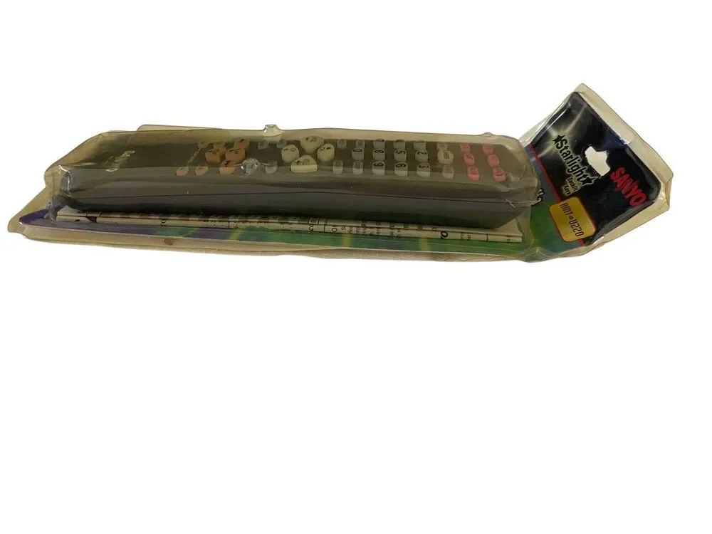 Sanyo Starlight Rmt U220 Multimedia Remote Backlit Keys Tv Media Replacement